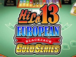 Learn How to Play Hi-Lo 13 Blackjack Gold, a Microgaming Exclusive 