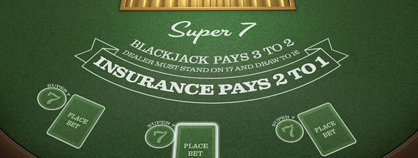 How to Play Super 7 Blackjack, a 21 Game with a Super Sized Side Bet
