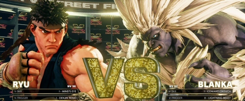 Street Fighter V Champion Edition Ryu vs Blanka