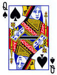 Calamity Jane Queen of Spades Hearts Card Game