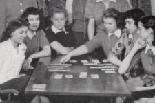 History of Bridge - 1942 Bridge Club at Shimer College