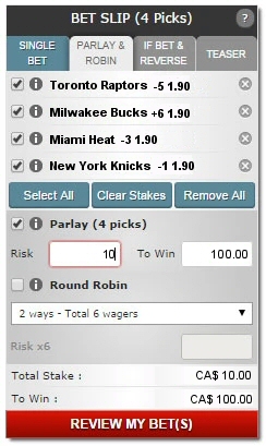 Fixed Odds Parlay