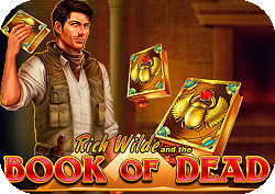 Rich Wilde and the book of Dead multi-feature high variance mobile slot