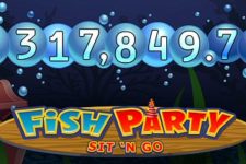 Microgaming's Fish Party SNG pays record €317k progressive jackpot.