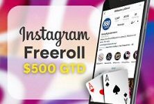 Gain entry to 888 Poker freeroll tournaments via social media.