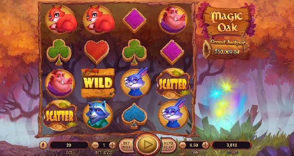 Magic oak slot machine